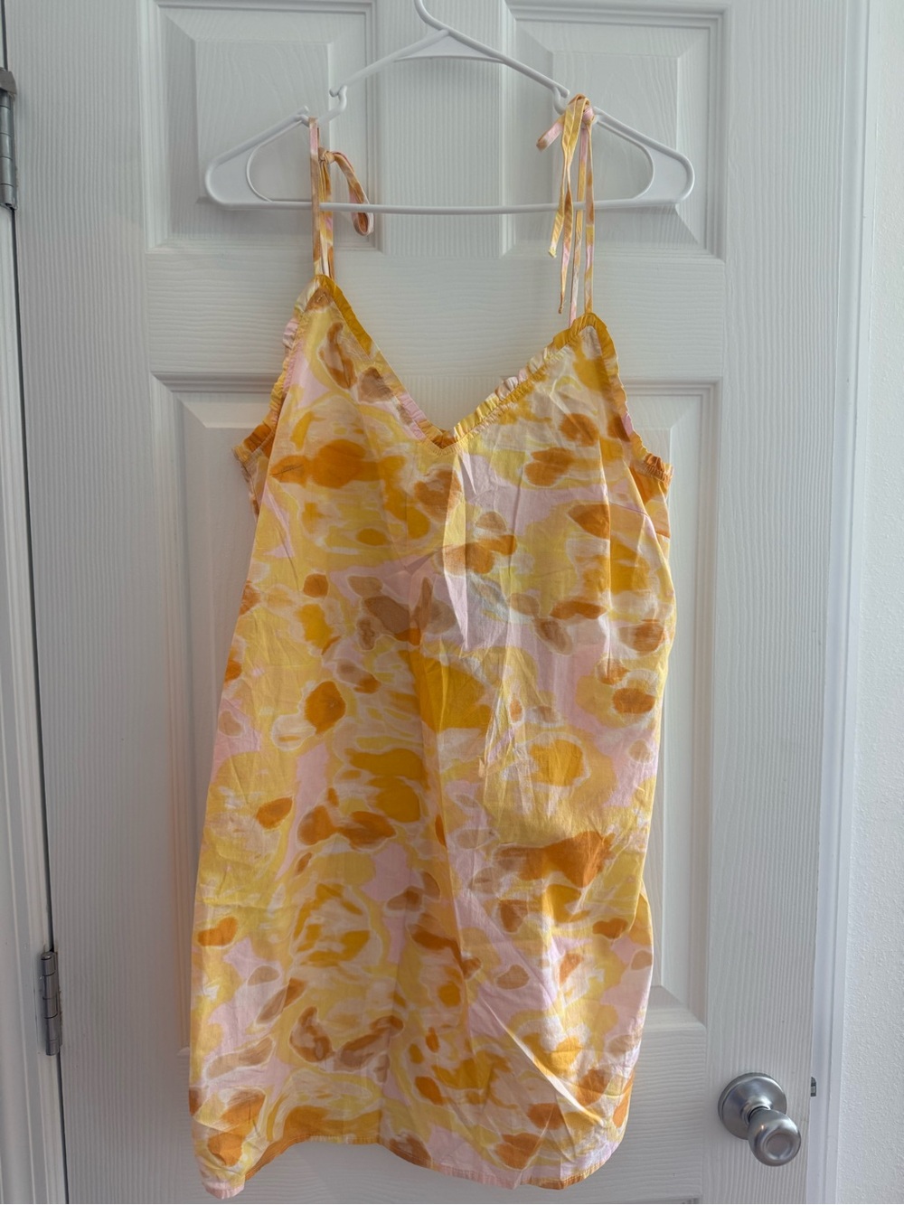 Vero Moda Yellow & Pink Floral Slip dress